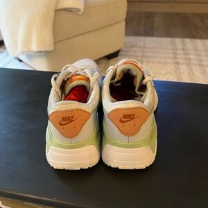 Nike Kids Air Sneakers - Green and Beige